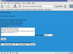 Here we made serach on error reports