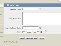 Create task page