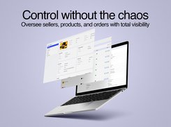Oversee sellers, products and orders with total visibility