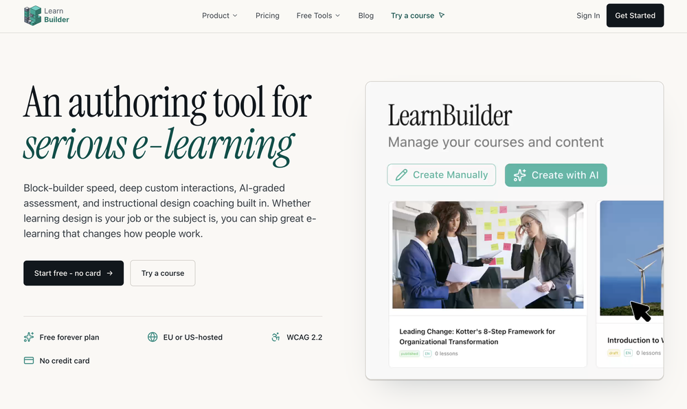 LearnBuilder website