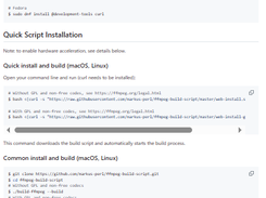 build-ffmpeg-script Screenshot 1
