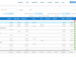 Buildlogic Forecasting - Tracking your Budget vs Actuals in real time and the functionality to forecast your Cost to Complete.