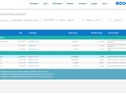 Buildlogic Accounting System  Integration - Effortless integration with MYOB and Xero accounting packages providing reliable information, visibility and reporting between Project Management and Financial software.