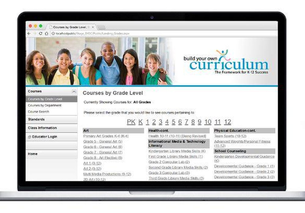 BuildYourOwnCurriculum Screenshot 1