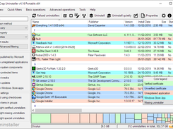 BCUninstaller Main window