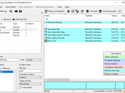 BCUninstaller Uninstall list creation