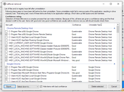 BCUninstaller Leftover removal after uninstallation