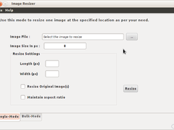 Tool running in single image mode