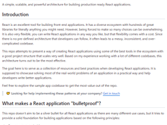 Bulletproof React Screenshot 1