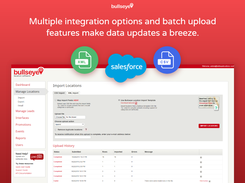 Multiple integration and batch upload options available