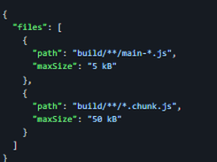 Bundlesize Screenshot 1