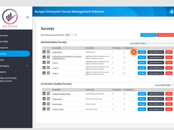 Bungee Survey Management System Screenshot 1