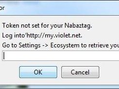 Input your Nabaztag Token