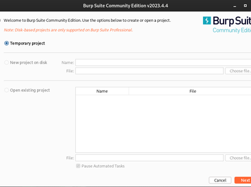 Burp Suite Community Edition Screenshot 1