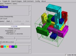 Display of a solution for an intricate puzzle