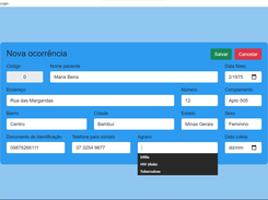 Inserção/Edição da ocorrência