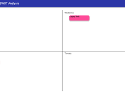 Example SWOT Analysis