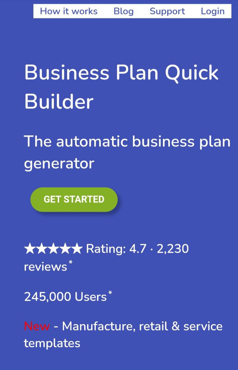 Home page