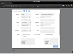 Sales Order on CRM dashboard