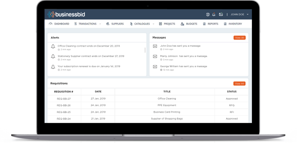 BusinessBid Screenshot 1