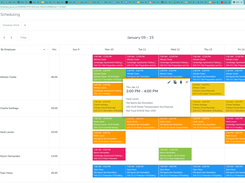 Schedule Employees and assign to projects, cost codes, equipment