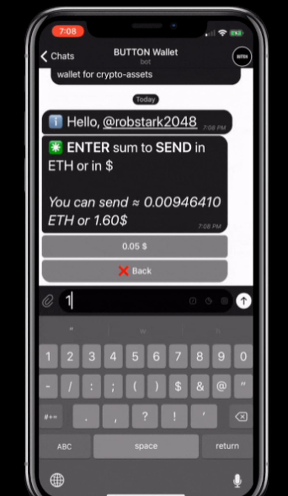 BUTTON Wallet Screenshot 1