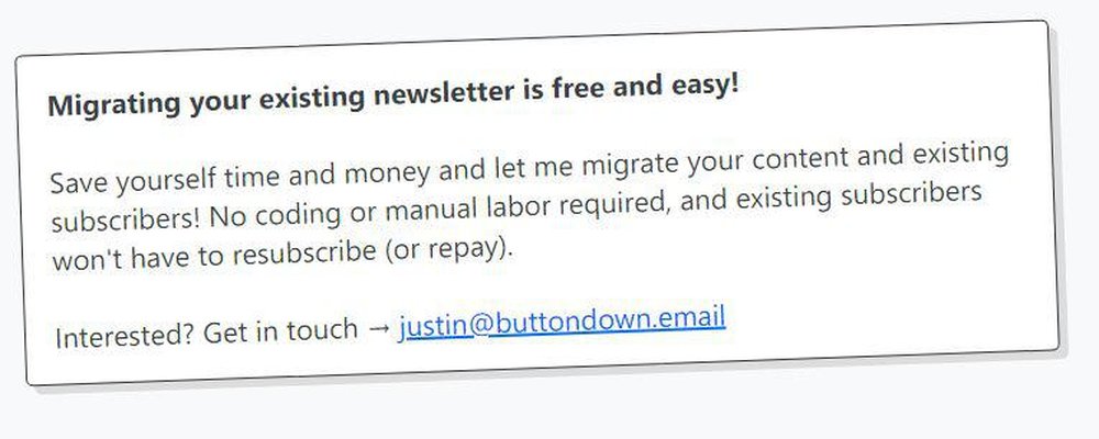 Buttondown Screenshot 1