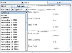 ButtonFinances Prospect Screen