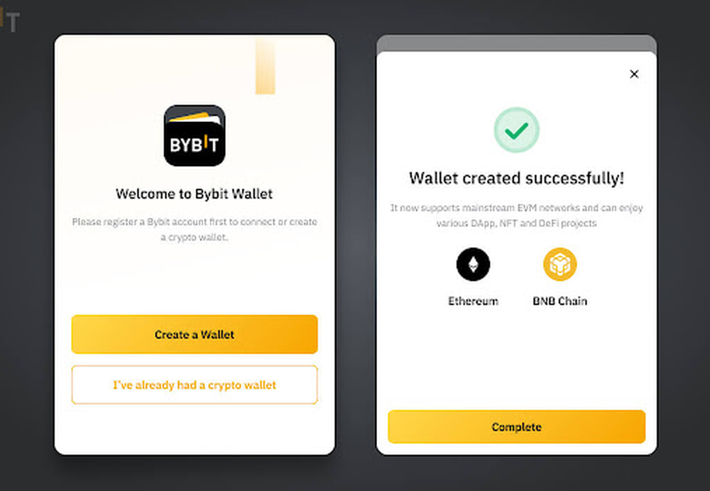 Bybit Wallet Screenshot 1