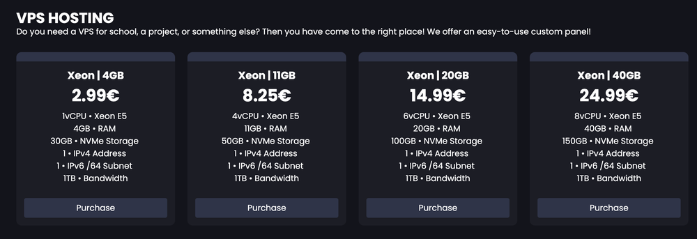 ByteHosting Screenshot 1