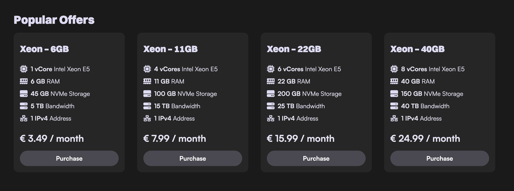 ByteHosting Screenshot 1