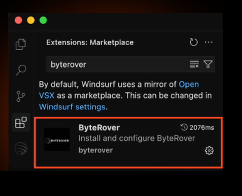 ByteRover Screenshot 1