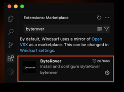ByteRover Screenshot 1