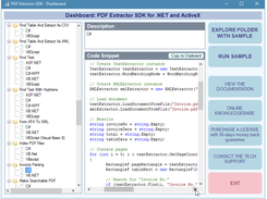 ByteScout PDF Extractor SDK Screenshot 1