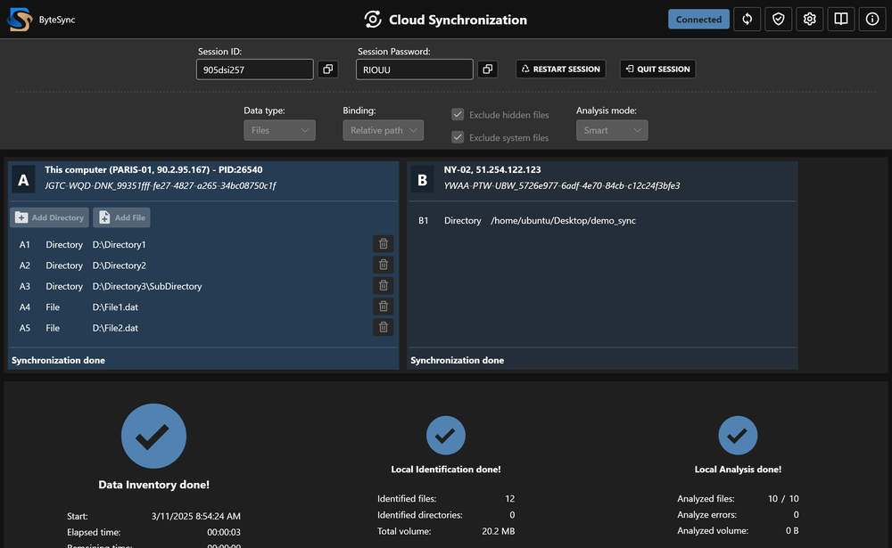 ByteSync Screenshot 1