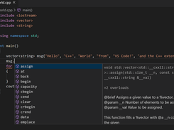 C/C++ for Visual Studio Code Screenshot 1