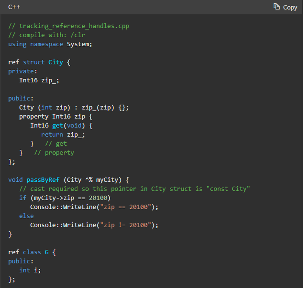 C++/CLI Screenshot 1