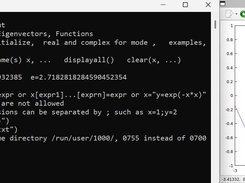 curve x, y data and gnuplot plot for line plot