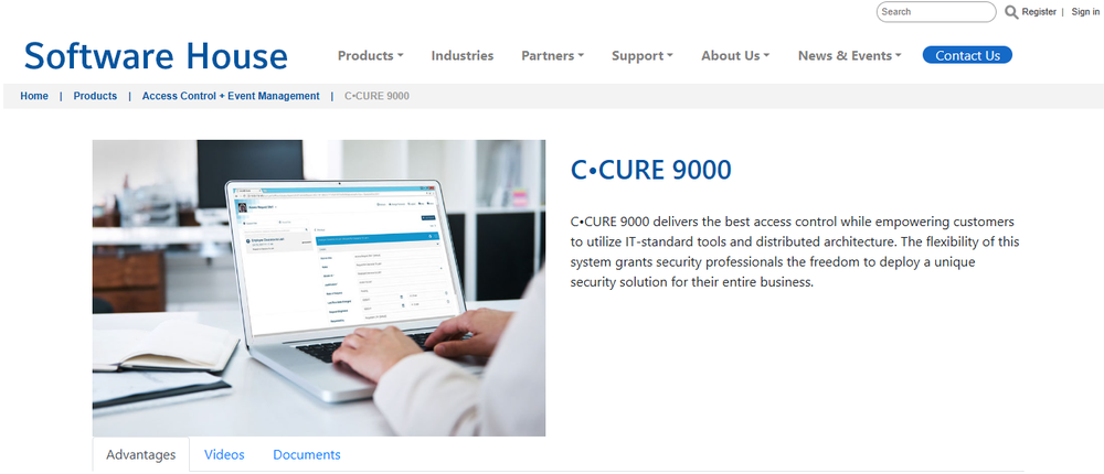 C•CURE 9000 Screenshot 1