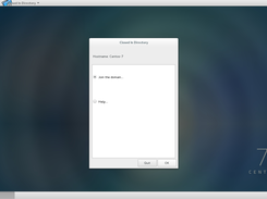 Main Interface in CentoOS 7 (before join the domain)