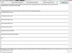 C#: Open Source On Screen Text Splitter Screenshot 1