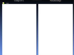 C a Pséudocodigo compatible con Pseint Screenshot 1
