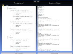 C a Pséudocodigo compatible con Pseint Screenshot 3