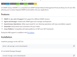 C# SNMP Library Screenshot 1