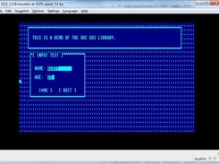 Demo of the Textbox, label, and button controls