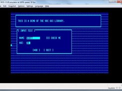 Showing textboxes, buttons, labels, and checkbox