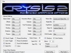 Crysis 2 Advanced Graphics Options Screenshot 1