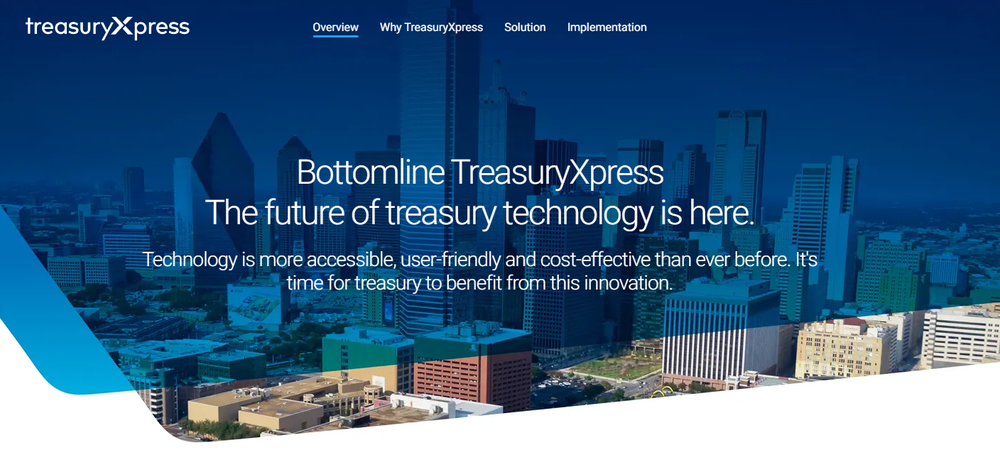 Bottomline Treasury & Payments Lifecycle Management Screenshot 1