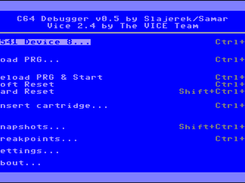 C64 65XE NES Debugger Screenshot 1