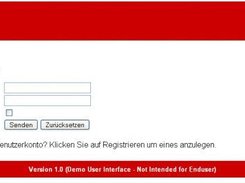 Loginseite von CabaWeb